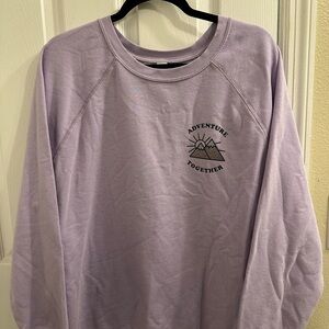 Old Navy Purple Crewneck Sweatshirt Size XXL